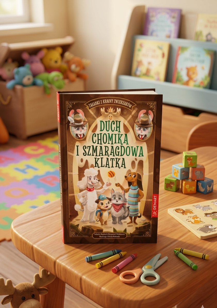 „Zagadki z Krainy Zwierzaków. Duch chomika i szmaragdowa klatka” Izabela, Wojciech i Krzysztof Michtowie